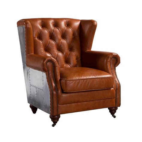 Enjoy free shipping on most stuff, even big stuff. Hotel Brown Leather Chesterfield Sofa Chair Furniture ...
