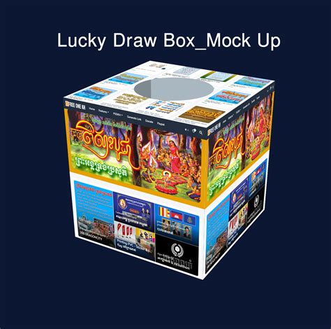 Lucky Draw Boxmock Up ធុងឆ្នោត Free