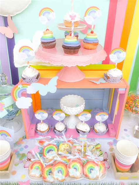 A Pastel Happy Day By Cloud 9 Rainbow Themed Birthday Party 9th