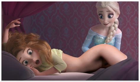 Rule 34 2girls 3d Anna Frozen Disney Elsa Frozen Frozen Film Implied Penetration Incest