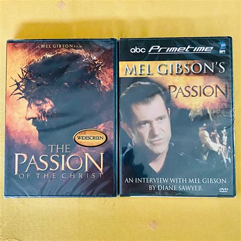 Mel Gibsons The Passion Of The Christ 2 Dvd Lot With Diane Sawyer Abc Interview Dvds And Blu