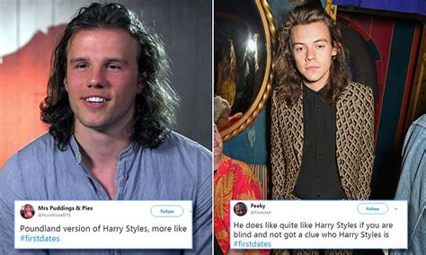 First Dates Star Claims He Looks Like Harry Styles Daily Mail Online