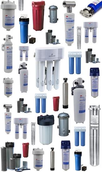 What you're trying to remove or in some circumstances trying to stop, there are 5 types of water filters Which Is the Right Type of Water Filter for You? - Bob Vila