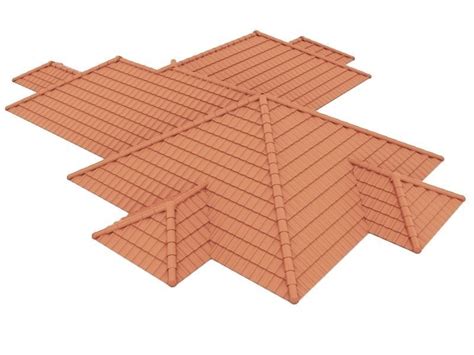 Modern Roof Tile 3d Model Cgtrader