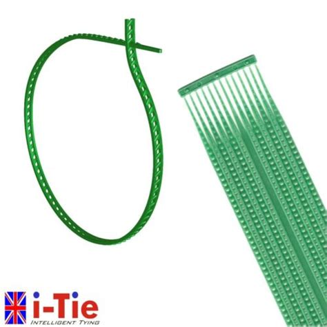 Rapstrap I Tie Soft Adjustable And Releasable Garden Plant Ties Green