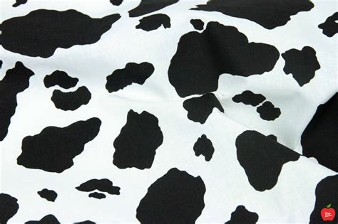 Cow Print Cotton Fabric Animal Print Cotton Fabric Cow Print Fabric