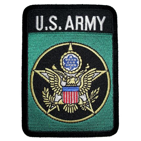 Patriotic Us Army Logo Embroidered Patch Quality Biker Patches