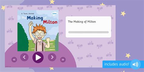 The Making Of Milton Listen And Follow Audio Story