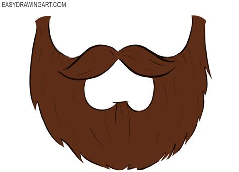 How To Draw A Beard Easy Step By Step Guide