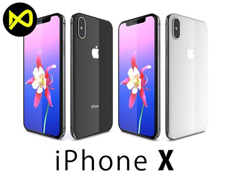Apple Iphone X Iphone 10 All Colors 3d Model Cgtrader