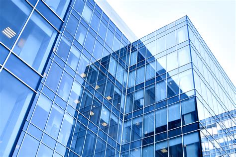 Blue Modern Business Buildings Bark Management