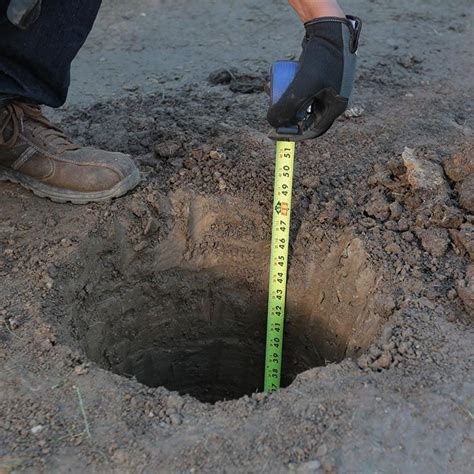 As for a deck footer i would use the quikrete concrete without any additives and pour about one to one and a half bags in per hole. Measure the Post Hole Depth. | Building a deck, Deck ...