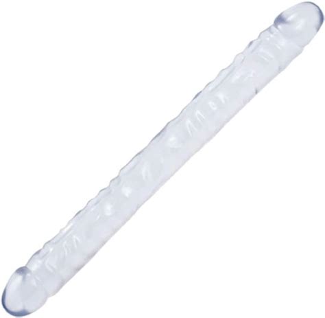 Doc Johnson Crystal Jellies Double Dong 18 Inch Double Sided Dildo Clear Amazonca
