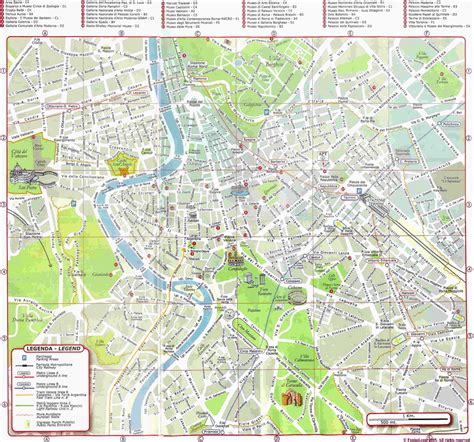 Rome Italy Tourist Attractions Map Travel News Best Tourist Places