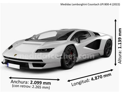 Medidas Lamborghini Countach Lpi 800 4 2022 Fotos Del Maletero E Interior