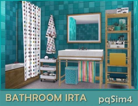 Pqsims4 Bathroom Irta • Sims 4 Downloads Sims 4 Sims 4 Bedroom Sims