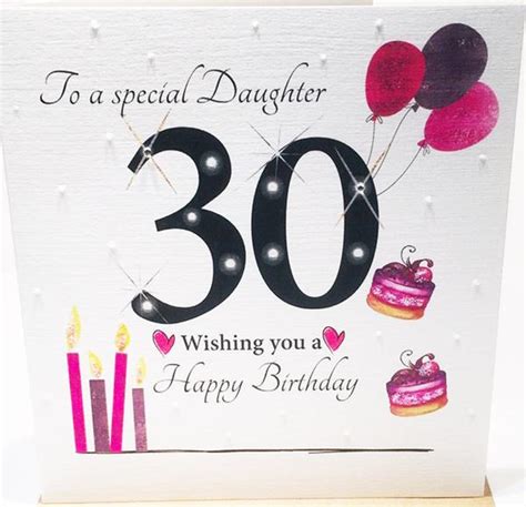 Gifts by recipient, gifts by milestone, gifts by age 30th Birthday Card Special Daughter (30th card daughter, Happy 30th Birthday card daughter ...