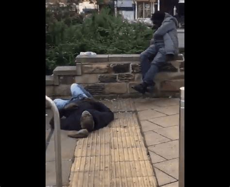 Shocking Zombies Seen Lying On The Streets Outside Tesco In Viral