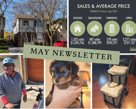 Toronto Real Estate Newsletter May 2021 The Julie Kinnear Team Of