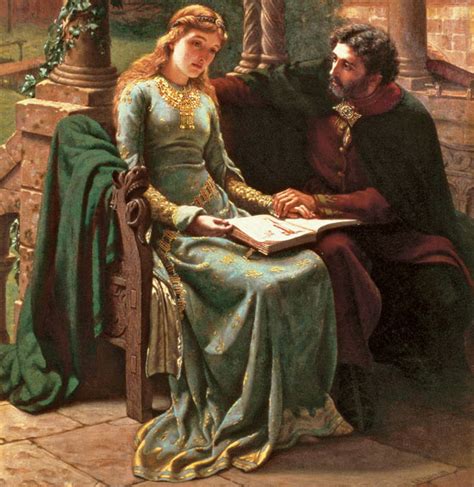 A Painting Of A Man And Woman Sitting Next To Each Other