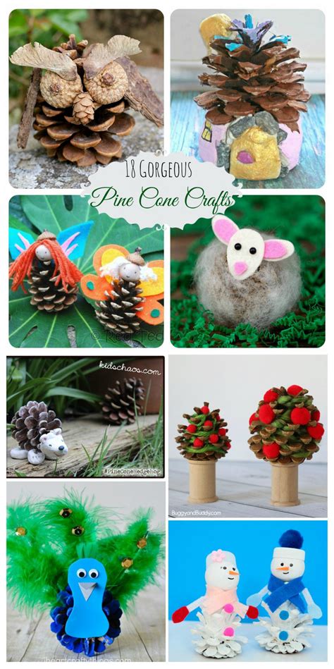 18 Gorgeous Pine Cone Crafts The Pinterested Parent