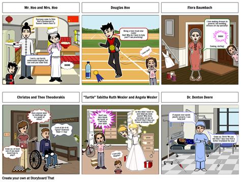 The Westing Game Characters Storyboard By Pm300534