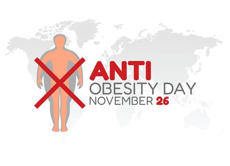 vector graphic of anti obesity day good for anti obesity day celebration flat design flyer