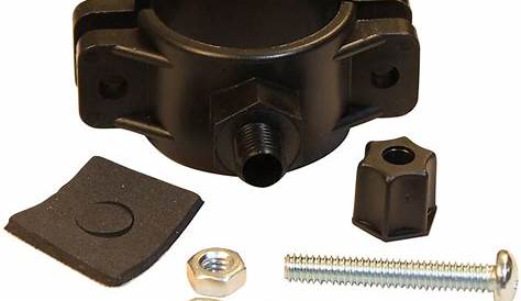 Krystal Pure Black Connector Kit in the Water Softening & Filtration