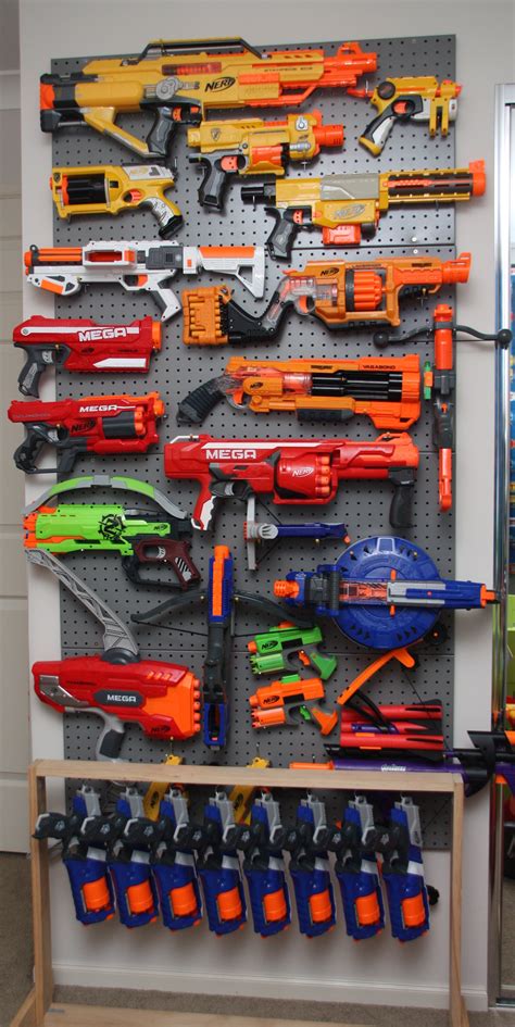 Nurf Gun Racks For Wall Twin Toys Nerf Wall And If I Wasn T On A
