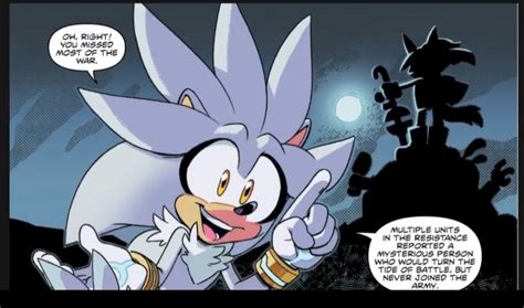 Silver Explaining The Mysterious Whisper The Wolf Idwsonic Silver The Hedgehog Sonic Sonic Art