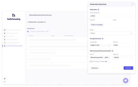 Nebenkostenabrechnung Online Erstellen Hellohousing