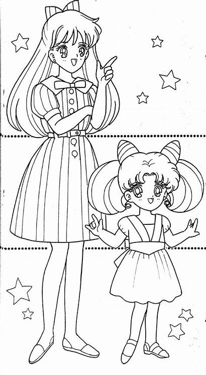 Sailor Moon Coloring Pages Anime Glitter Force