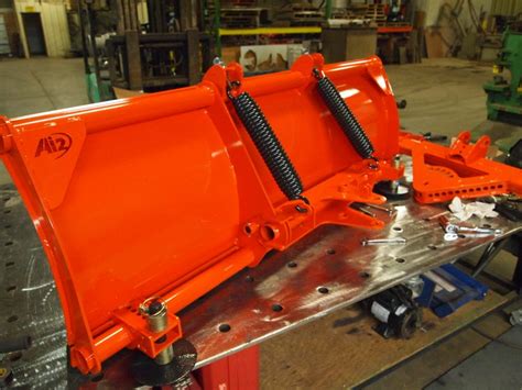 Ai2 Products Kubota Bx Attachments 60 Loader Mounted Snow Plow Back