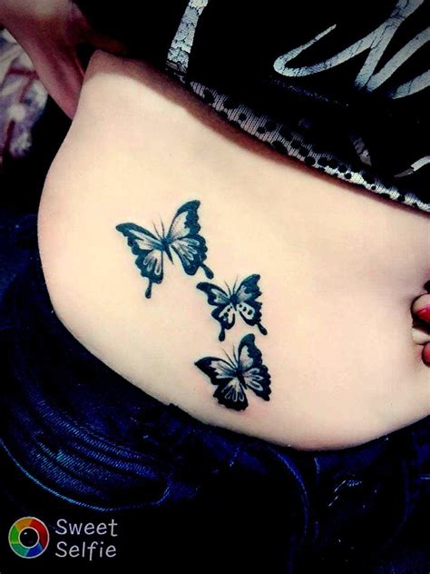 Tatuaje De Mariposas En La Panza Leaf Tattoos Tattoo 2017 Flower Tattoo