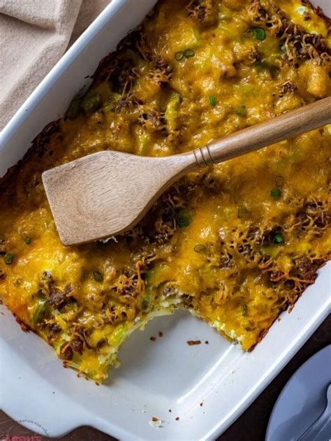Overnight Hash Brown Breakfast Casserole About A Mom