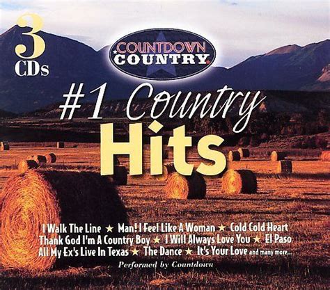 the countdown singers no 1 country hits country 3 discs cd ebay