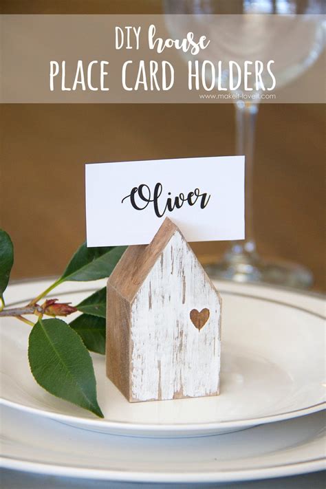 Diy House Place Card Holders Make It And Love It Bloglovin