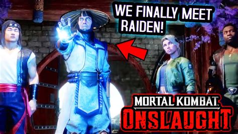 Mortal Kombat Onslaught Raiden Explains Everything Story Just Got Spicy Youtube