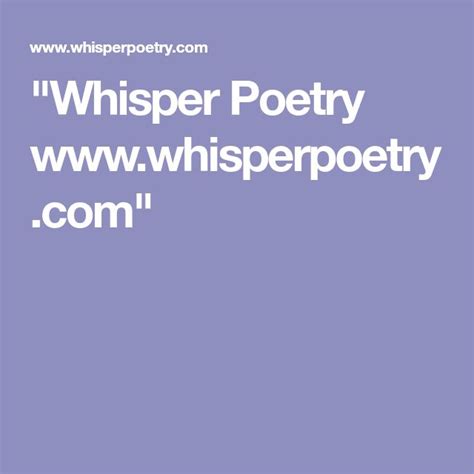 Poetry Language Whisper