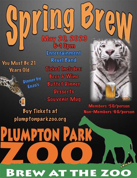 Brew At The Zoo And Wine Too Plumpton Park Zoo
