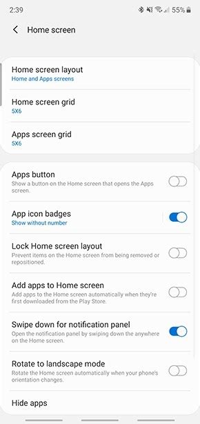 How Do I Access The Home Screen Settings Samsung Australia