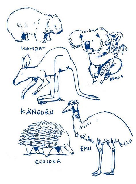 Learning how to draw animals like dogs is easier than it seems. Australian animals | Australia animals, Australian animals, Australian wildlife