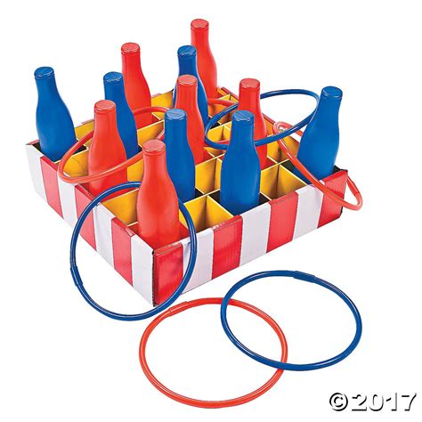 Carnival Bottle Ring Toss Game Carnival Party Games Carnival Games