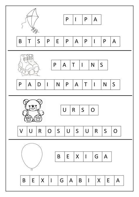 Atividades Pr Silabicas Para Imprimir Desenhos Word Search Puzzle Math Words Pamela
