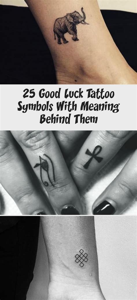 25 Good Luck Tattoo Symbols With Meaning Behind Them Tattoos Luck