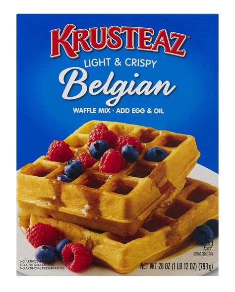 Krusteaz Light And Crispy Belgian Waffle Mix 28 Oz Buy Online In Uae