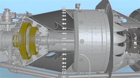 Pratt Whitney Pt6a Turboprop Turbine Animation Youtube