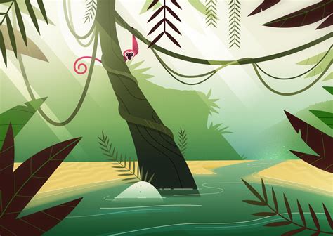 Forest App Illustrations On Behance