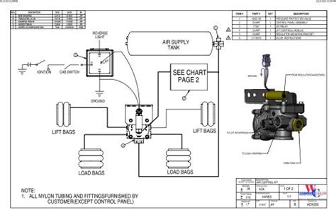 Lift Axle Control Module Lacm Air Line Connections A Overview