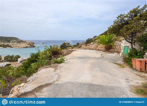 road to the livadia beach antiparos cyclades greece stock image image of exotic livadia